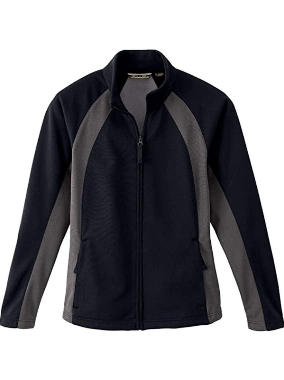 North End Ladies' Bonded Fleece Jacket Black
